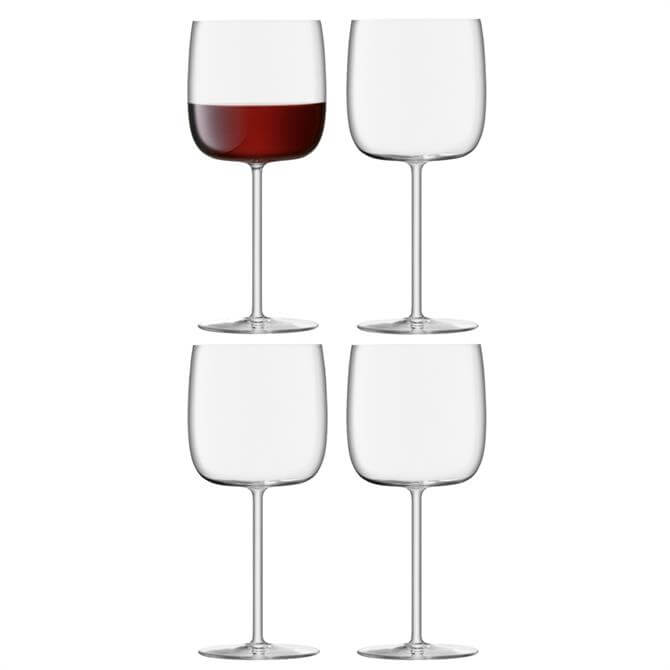 LSA Borough Set of 4 Wide Bowl Wine Glasses